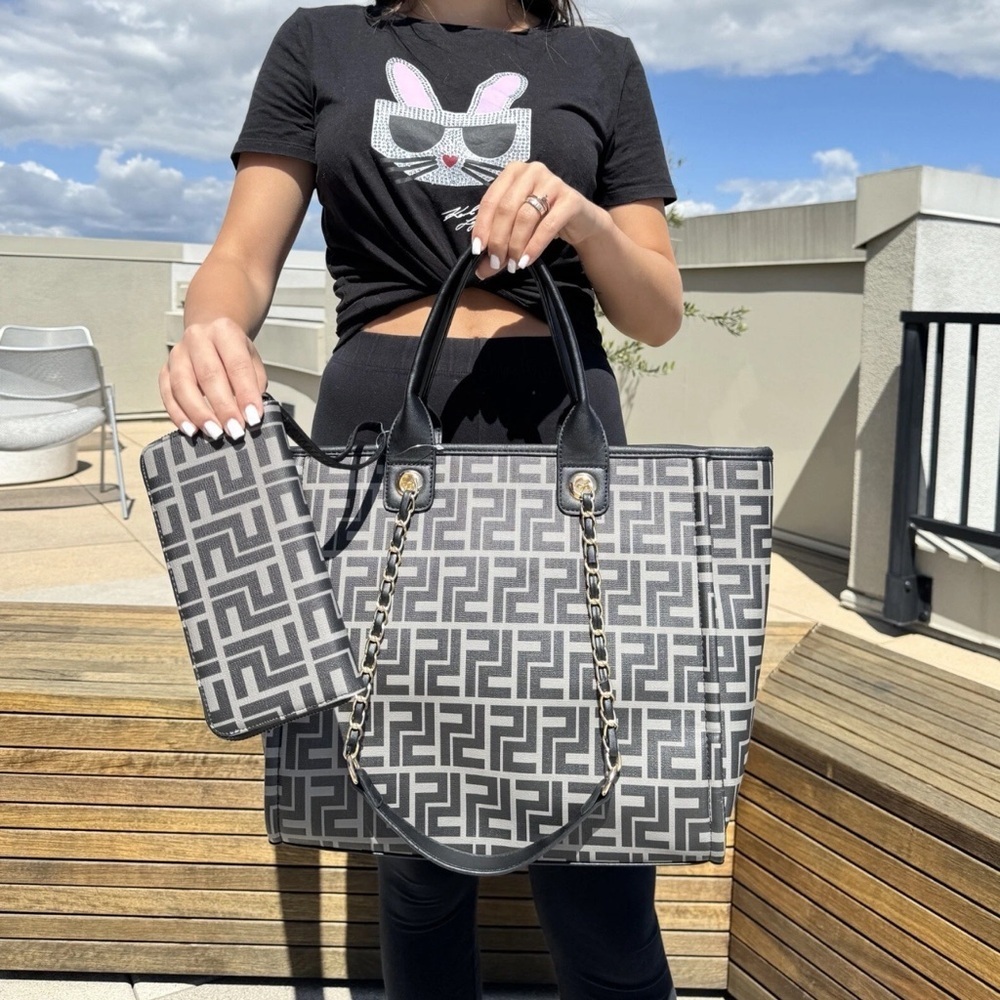 2pc Tote Bag w Wallet NWT - Picture 7 of 7